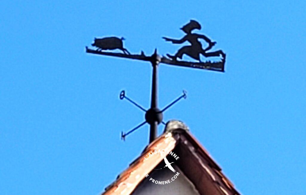 Girouette dessinée par Hansi