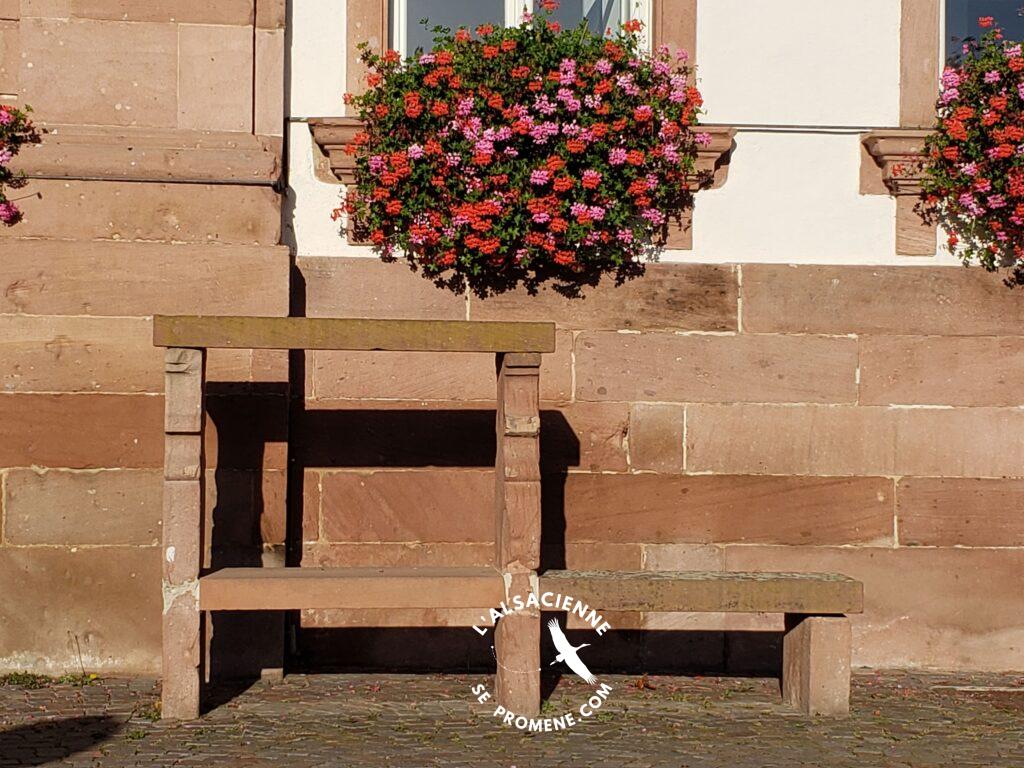 Banc reposoir napoléonien de Riquewihr
