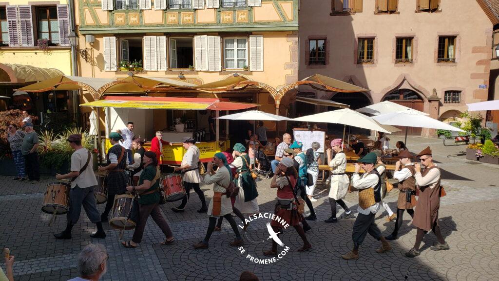 Le Pfifferdaj, fête des Ménétriers de Ribeauvillé, la plus ancienne fête en Alsace.