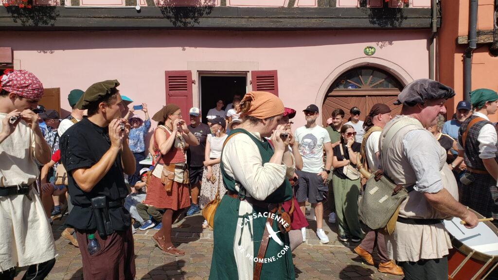 Le Pfifferdaj, fête des Ménétriers de Ribeauvillé, la plus ancienne fête en Alsace.