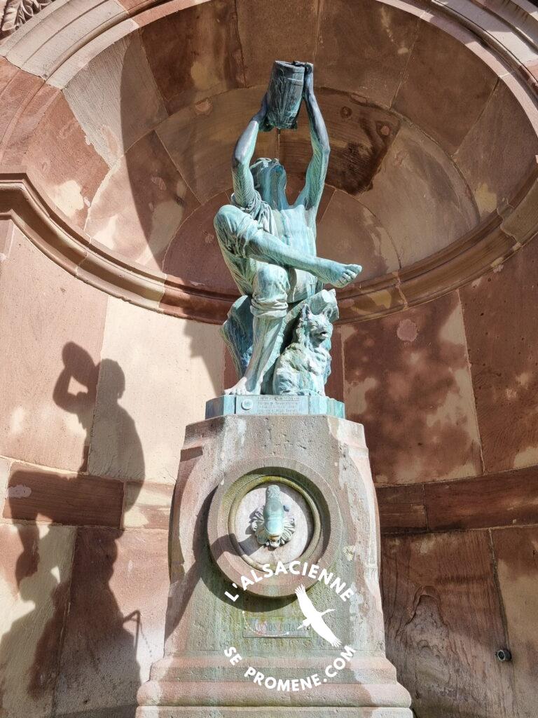 The Young Alsatian winemaker by Bartholdi - Colmar, France