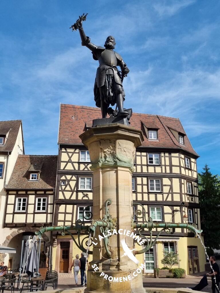 Schwendi fountain by Bartholdi - Colmar, France