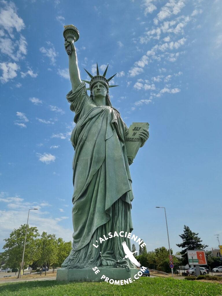 The Statue of Liberty in Colmar, Alsace France