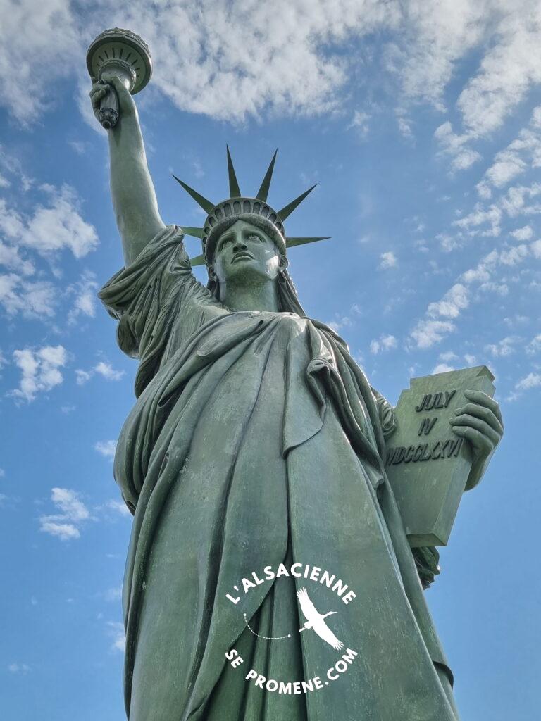 The Statue of Liberty in Colmar, Alsace France